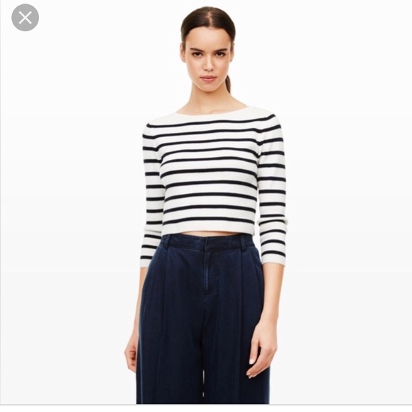 Club Monaco Sweaters - Club Monaco stripe crop sweater